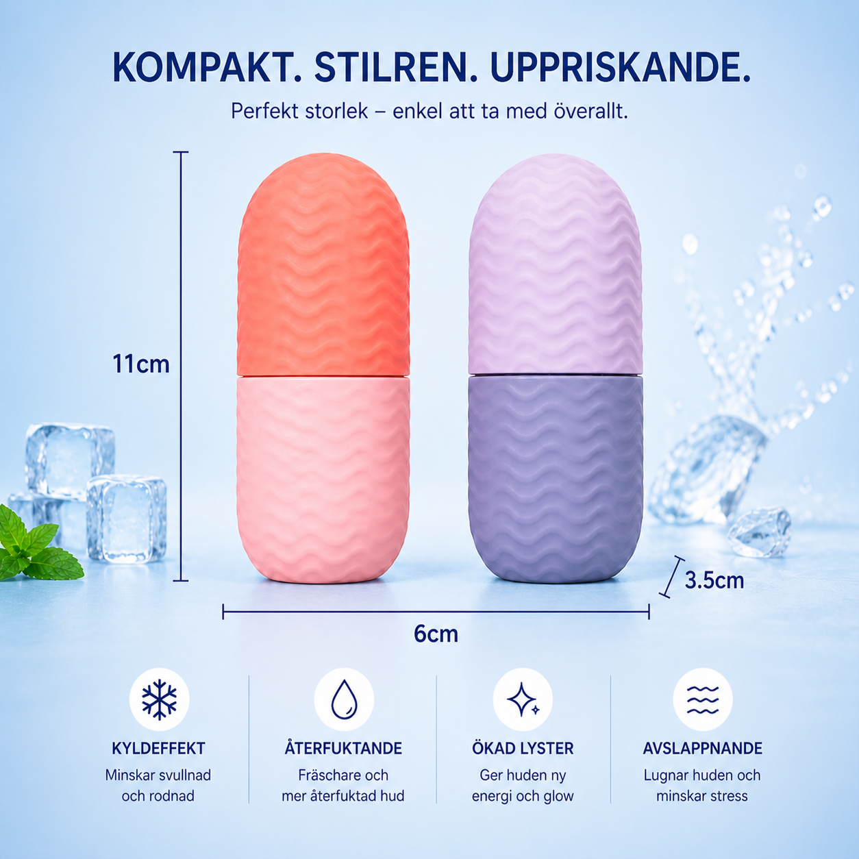 Ice Roller för ansiktet – Minskar svullnad & ger glow