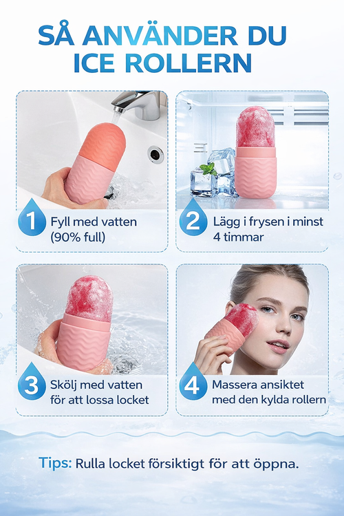 Ice Roller för ansiktet – Minskar svullnad & ger glow