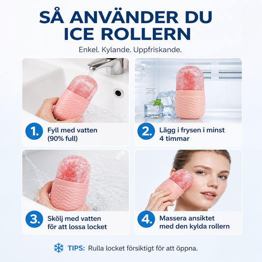 Ice Roller för ansiktet – Minskar svullnad & ger glow